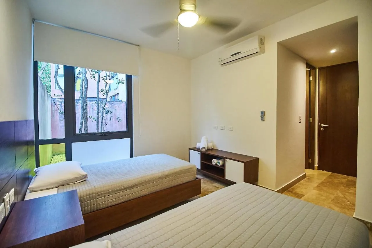 Apartment Alexandrite - Swimming Pool & Private Terrace & Beach Club Access Tulum Mexico